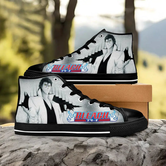 Bleach Sosuke Aizen Custom High Top Sneakers Shoes