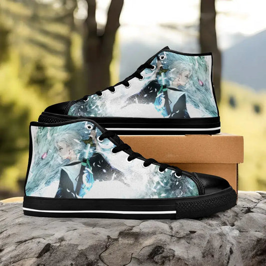 Bleach Toushirou Hitsugaya Bankai Custom High Top Sneakers Shoes