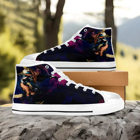 Bleach Yoruichi vs Soifon Custom High Top Sneakers Shoes