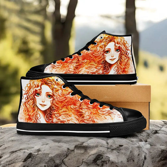 Brave Princess Merida Custom High Top Sneakers Shoes