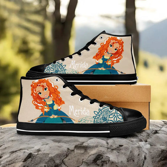 Brave Princess Merida Custom High Top Sneakers Shoes