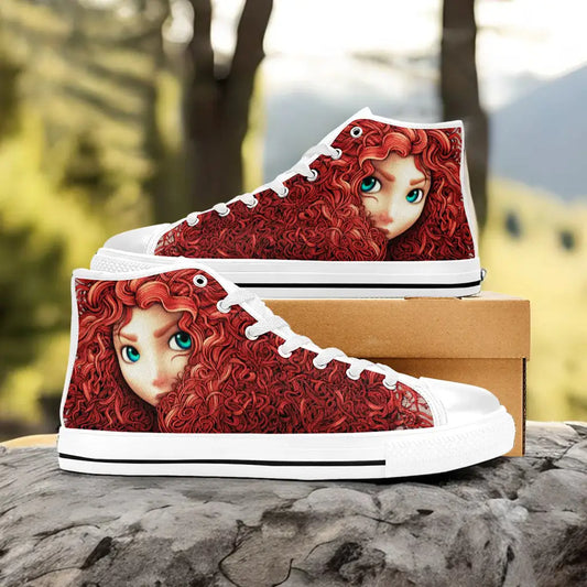 Brave Princess Merida Custom High Top Sneakers Shoes
