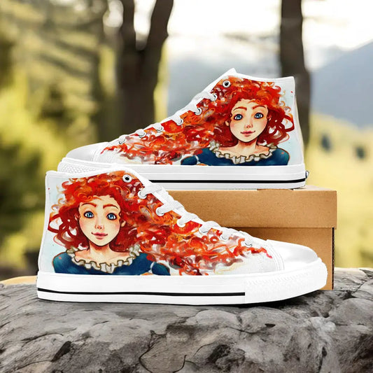 Brave Princess Merida Custom High Top Sneakers Shoes