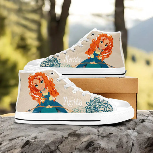 Brave Princess Merida Custom High Top Sneakers Shoes