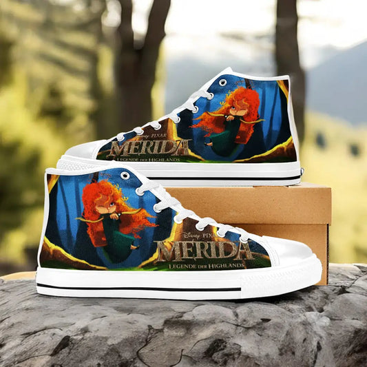 Brave Princess Merida Custom High Top Sneakers Shoes