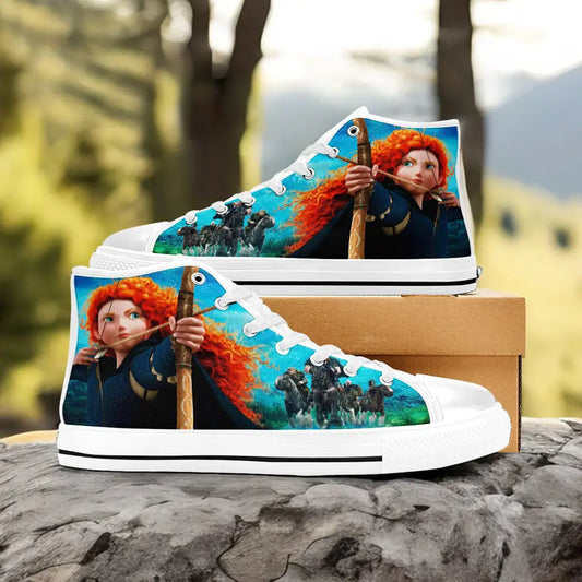 Brave Princess Merida Custom High Top Sneakers Shoes