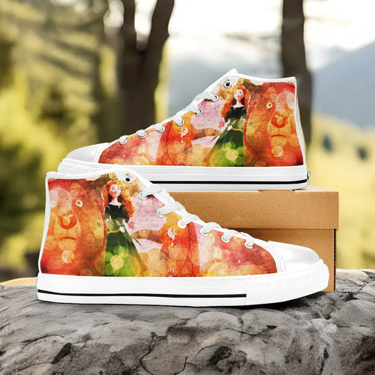 Brave Princess Merida Custom High Top Sneakers Shoes
