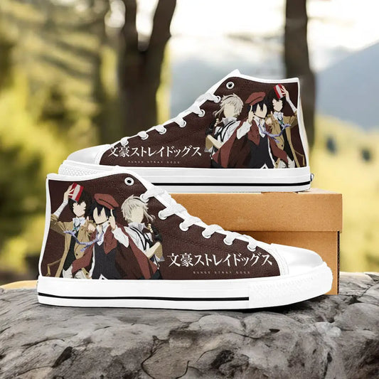 Bungou Stray Dogs Dazai Ranpo Atsushi Custom High Top Sneakers Shoes