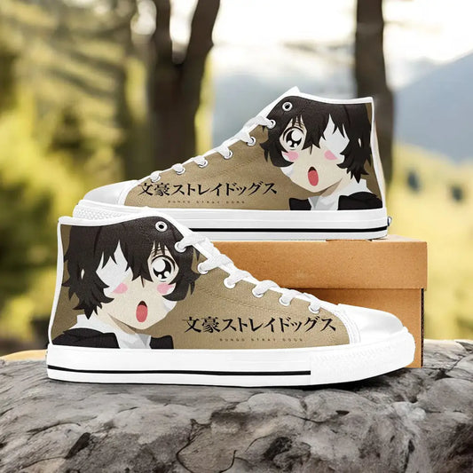 Bungou Stray Dogs Dazai Custom High Top Sneakers Shoes