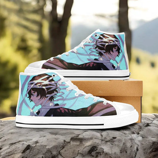 Bungou Stray Dogs Dazai Custom High Top Sneakers Shoes
