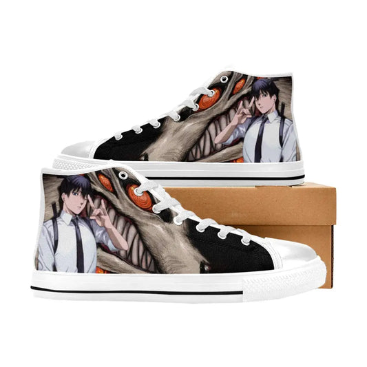 Chainsaw Man Aki Hayakawa Shoes High Top Sneakers