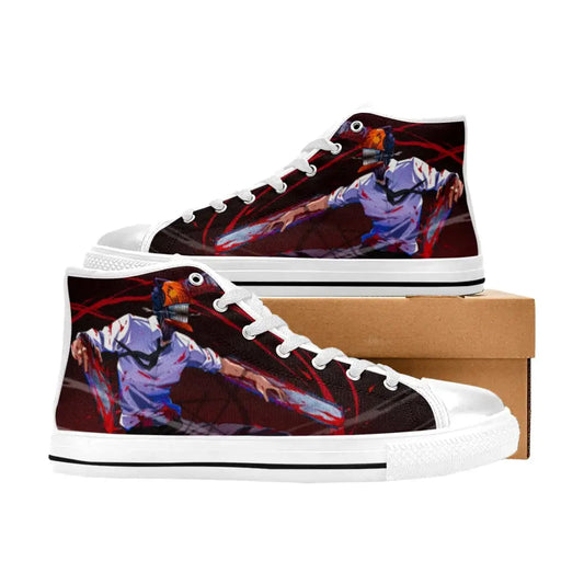 Chainsaw Man Denji Shoes High Top Sneakers