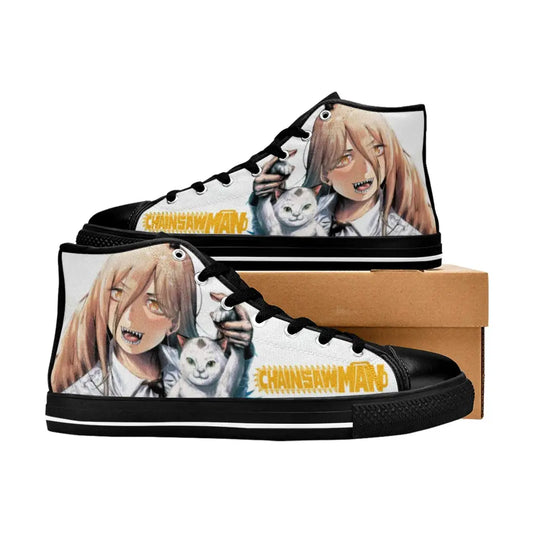 Chainsaw man Power Shoes High Top Sneakers