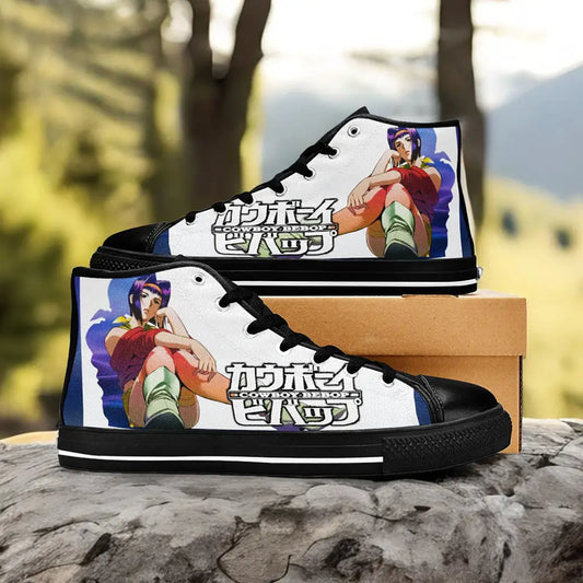 Cowboy Bebop Faye Valentine Custom High Top Sneakers Shoes