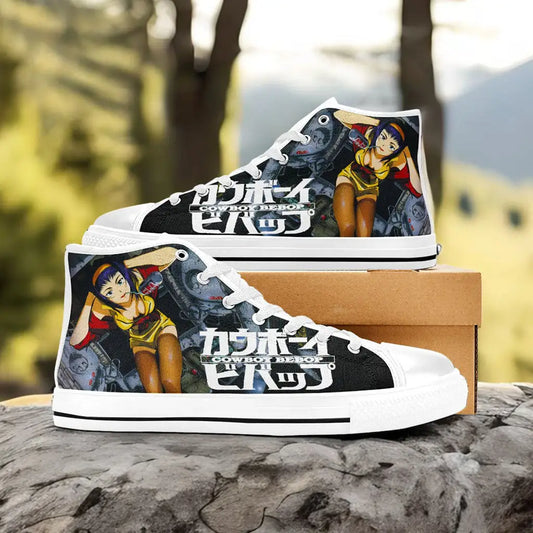 Cowboy Bebop Faye Valentine Custom High Top Sneakers Shoes