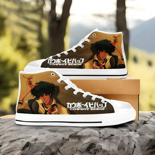 Cowboy Bebop Spike Spiegel Custom High Top Sneakers Shoes