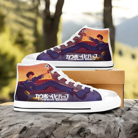 Cowboy Bebop Spike Spiegel Custom High Top Sneakers Shoes