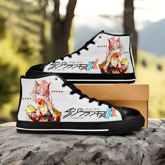 Darling in the Franxx Zero Two Custom High Top Sneakers Shoes