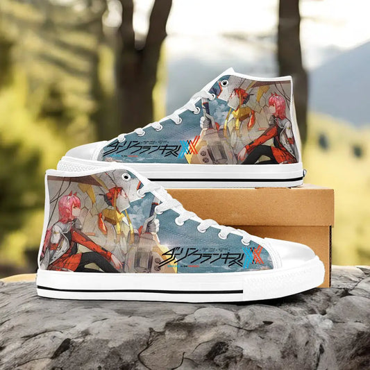 Darling in the Franxx Zero Two Custom High Top Sneakers Shoes