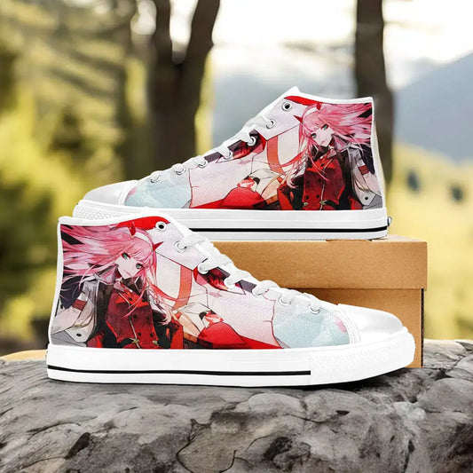 Darling in the Franxx Zero Two Custom High Top Sneakers Shoes