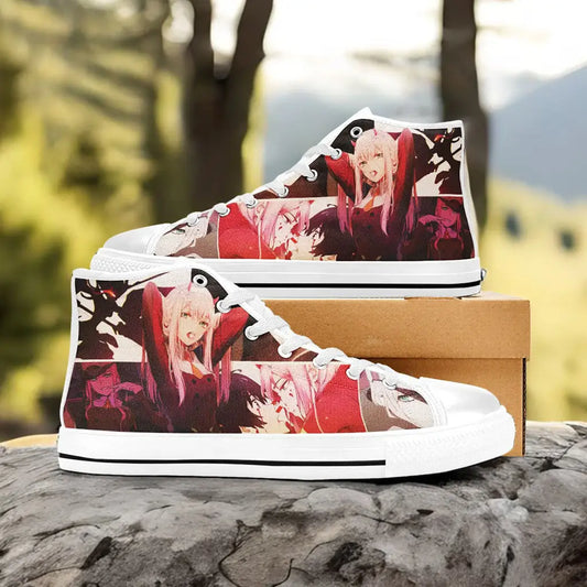 Darling in the Franxx Zero Two Custom High Top Sneakers Shoes