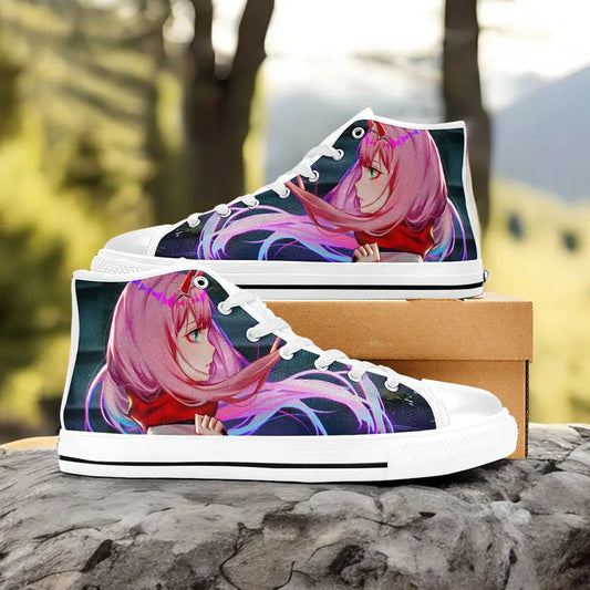 Darling in the Franxx Zero Two Custom High Top Sneakers Shoes