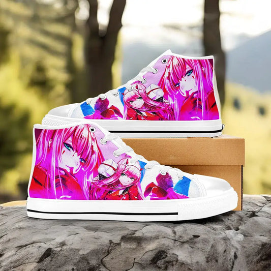 Darling in the Franxx Zero Two Custom High Top Sneakers Shoes