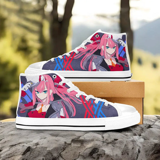 Darling in the Franxx Zero Two Custom High Top Sneakers Shoes