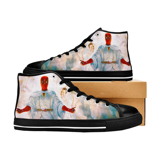 Deadpool Superhero Marvel Comics Custom High Top Sneakers Shoes
