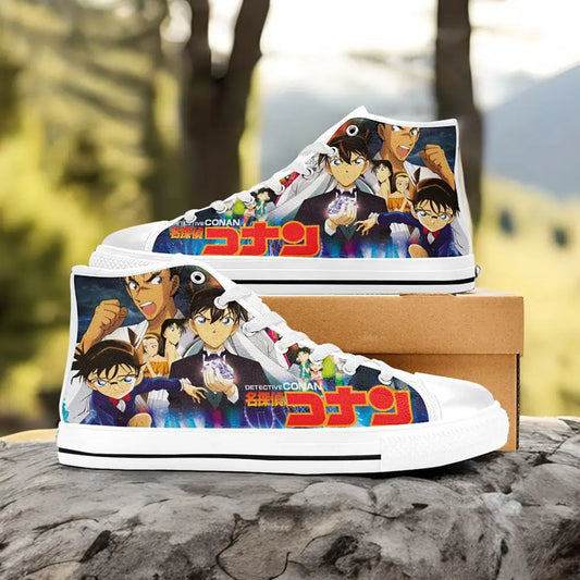 Detective Conan Case Closed Custom High Top Sneakers Shoes