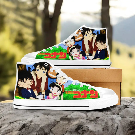 Detective Conan Case Closed Custom High Top Sneakers Shoes