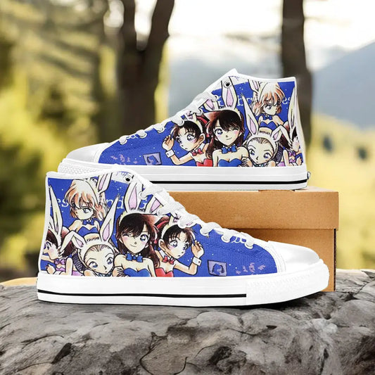 Detective Conan Case Closed Custom High Top Sneakers Shoes