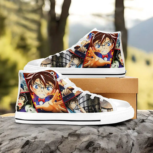 Detective Conan Case Closed Custom High Top Sneakers Shoes