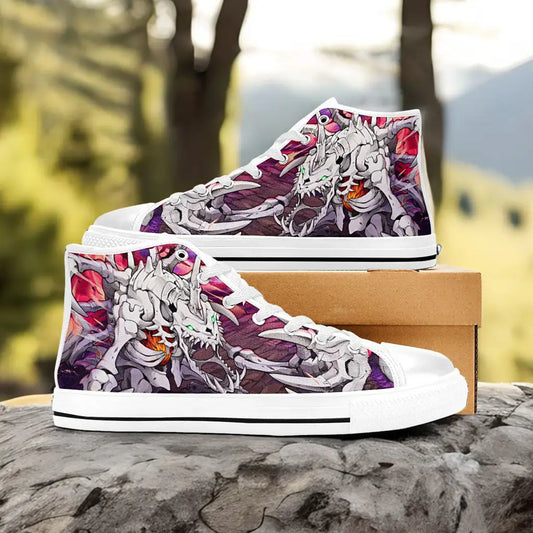 Digimon Adventure Skull Greymon Custom High Top Sneakers Shoes