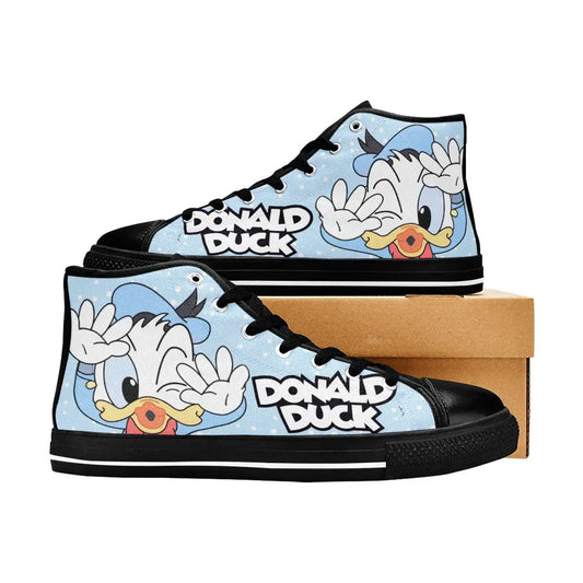 Donald Duck Custom High Top Sneakers Shoes