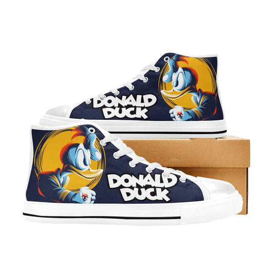 Donald Duck Custom High Top Sneakers Shoes