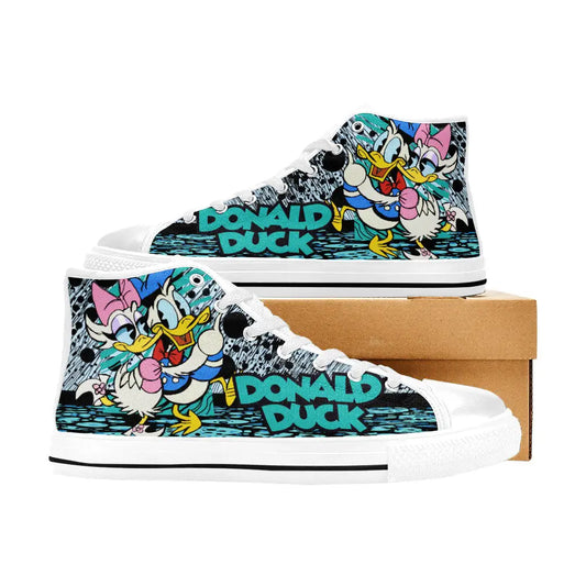 Donald Duck Custom High Top Sneakers Shoes