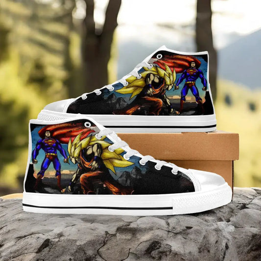 Dragon Ball Goku v Superman Custom High Top Sneakers Shoes