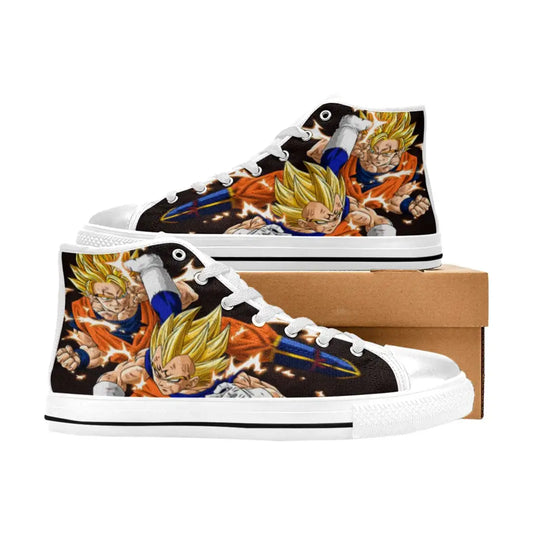Dragon ball Z Super Son Goku VS Vegeta Majin Shoes High Top Sneakers