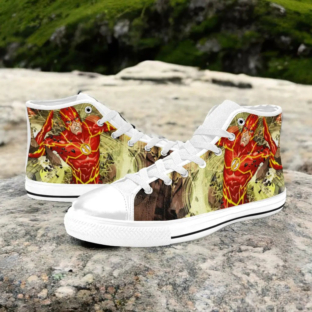 Flash Justice League Custom High Top Sneakers Shoes
