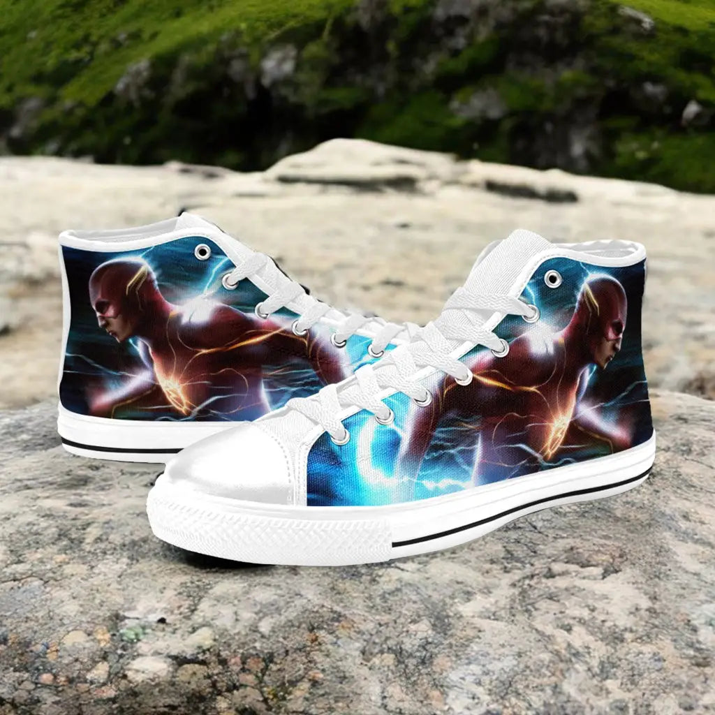 Flash Justice League Custom High Top Sneakers Shoes