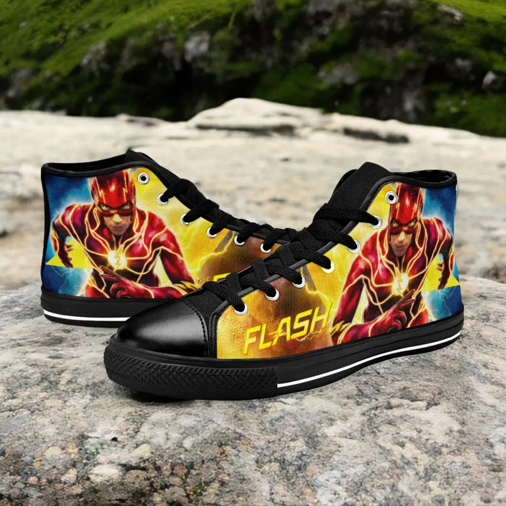 Flash Justice League Custom High Top Sneakers Shoes