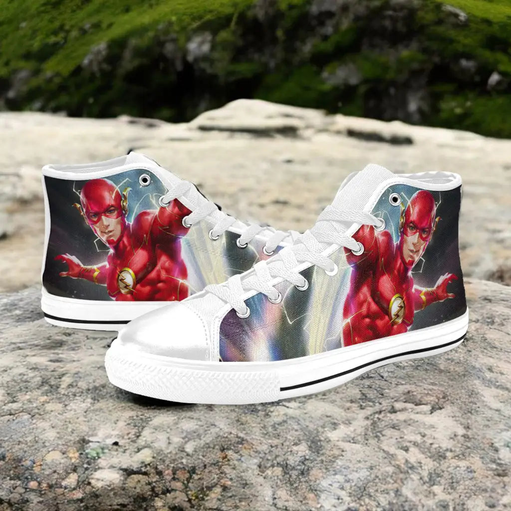 Flash Justice League Custom High Top Sneakers Shoes