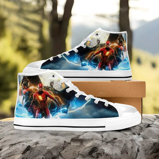 Flash Justice League Custom High Top Sneakers Shoes