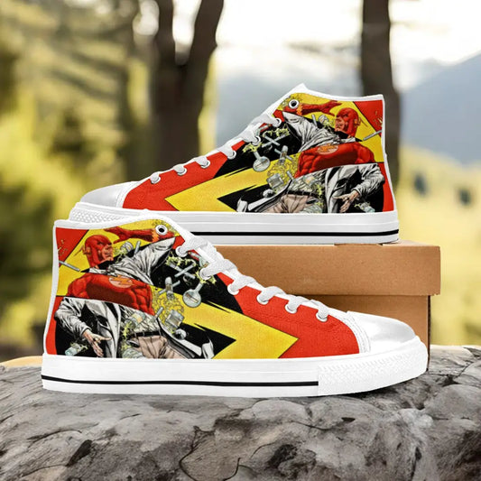Flash Justice League Custom High Top Sneakers Shoes
