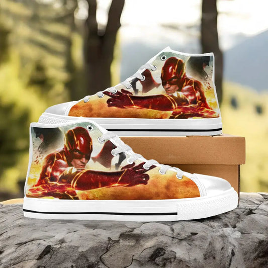 Flash Justice League Custom High Top Sneakers Shoes