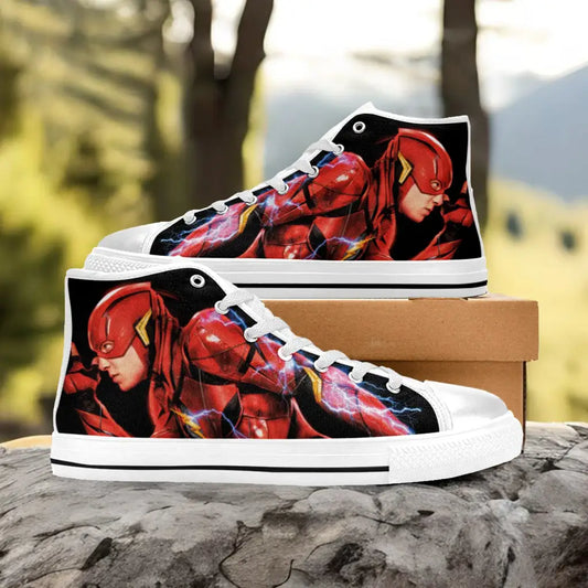 Flash Justice League Custom High Top Sneakers Shoes