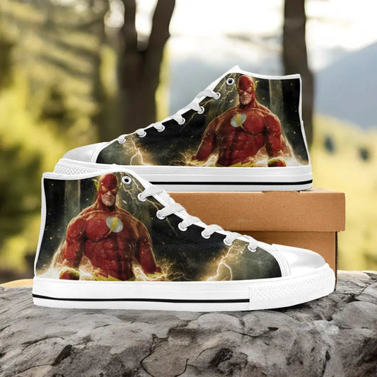 Flash Justice League Custom High Top Sneakers Shoes