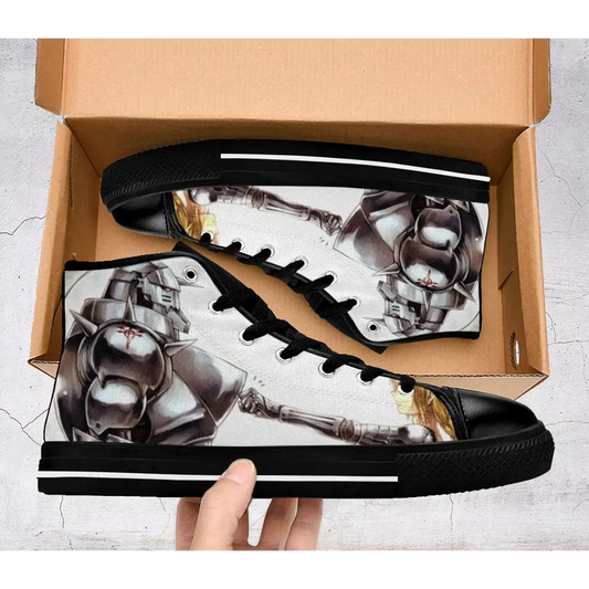Fullmetal Alchemist Brotherhood Shoes High Top Sneakers