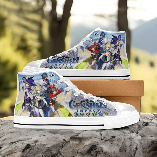 Genshin Impact Amber Shoes High Top Sneakers